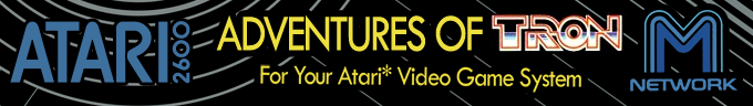 Adventures of Tron logo for Atari 2600